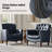 Annja 32" W Tufted Genuine Leather Armchair-80015535