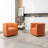 Occie Velvet Swivel Barrel Chair-164223580