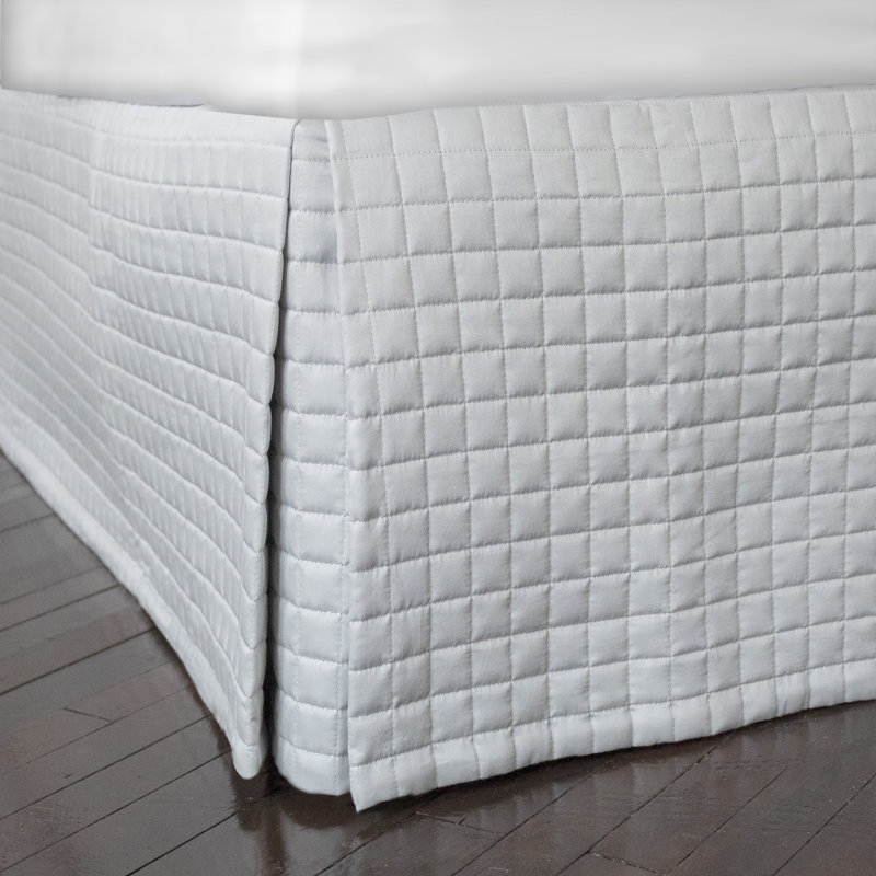 Galena Bed Skirt, Gray, Full