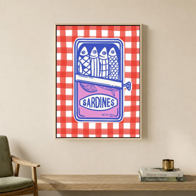 "Sardines" par Louise Lucas - Impression sur toile