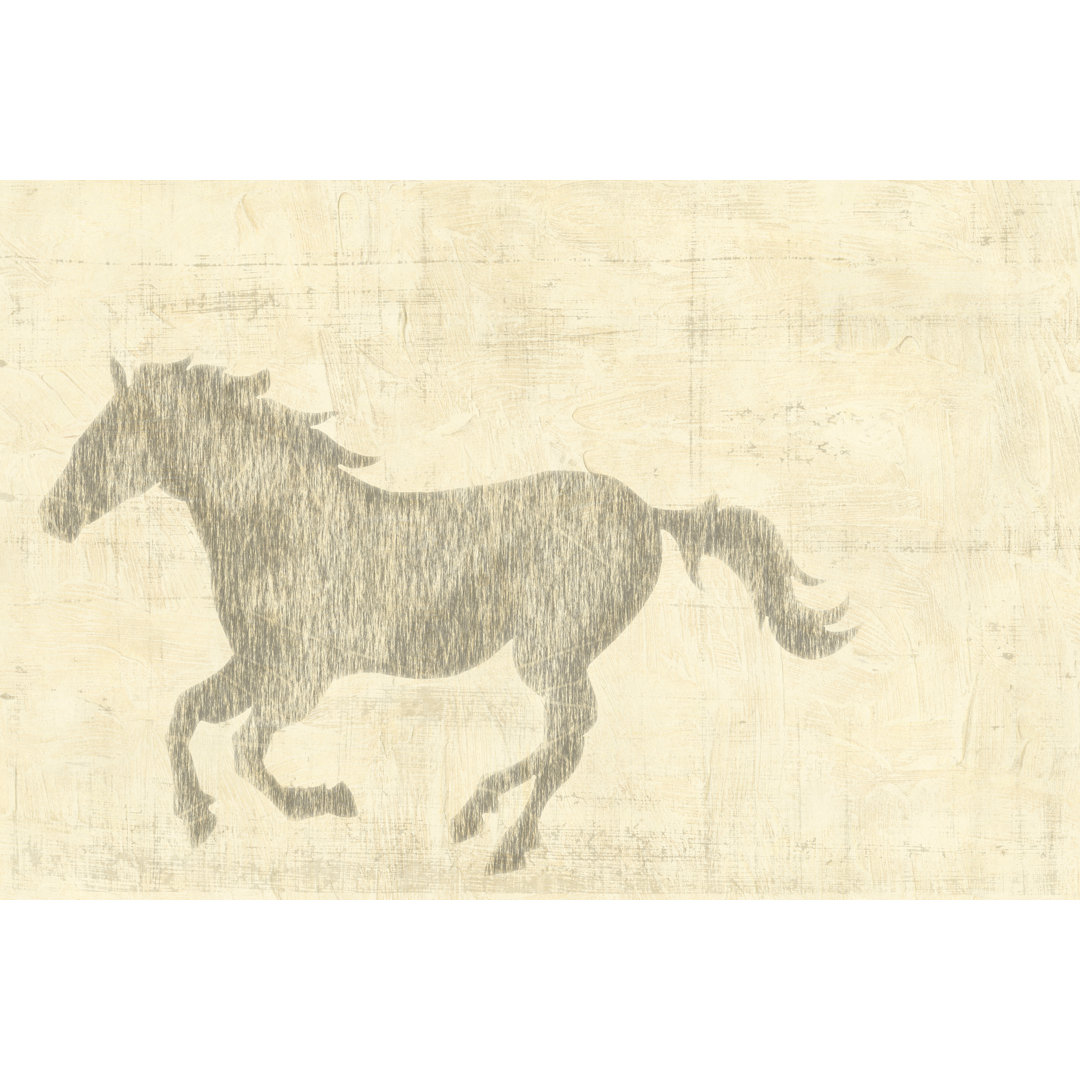 Leinwandbild Vintage Horse II von Vision Studio