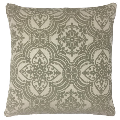  Housse de coussin en duvet damassé 22 po