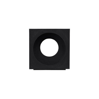 Void Side Table, Black Stone
