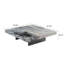 Stylish Marble Coffee Table With Sunken Storage Tray