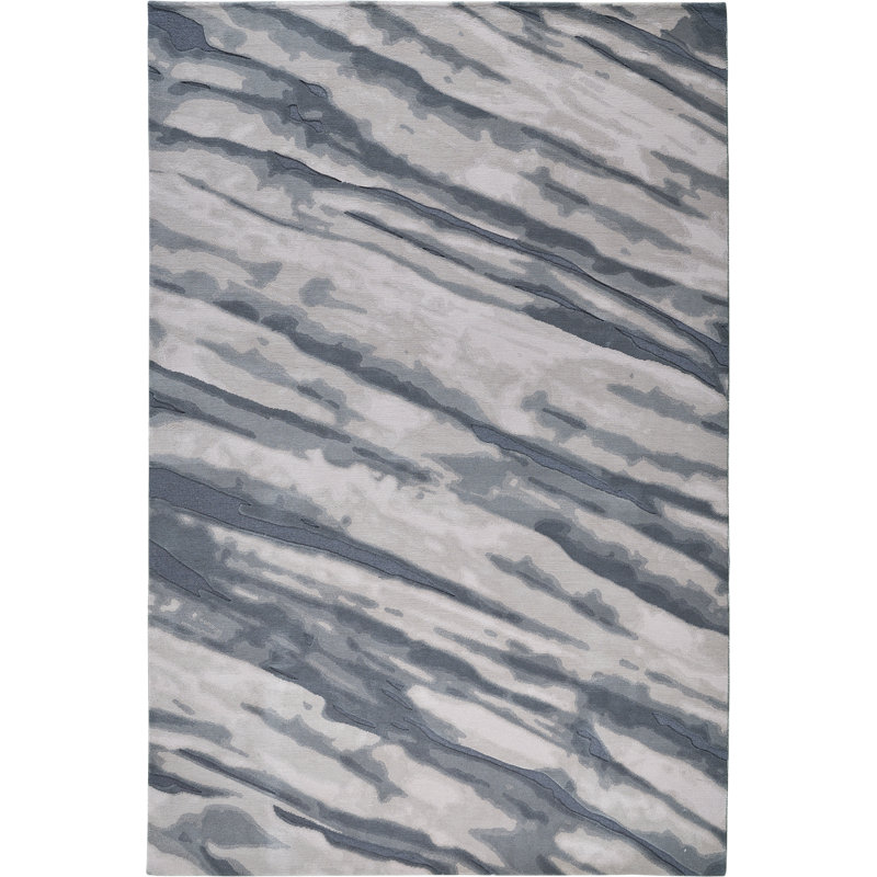 David Rockwell Fjord Flint Area Rug, Rectangle 12' x 18'