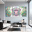 Animaux, ensemble de 3 reproductions d'art sur toile-600039818