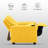Crooms Kids Recliner Chair with Cup Holder-1611095894