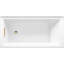 Clearflo Slotted 1.5" Leg Tub Drain with Overflow-723207876