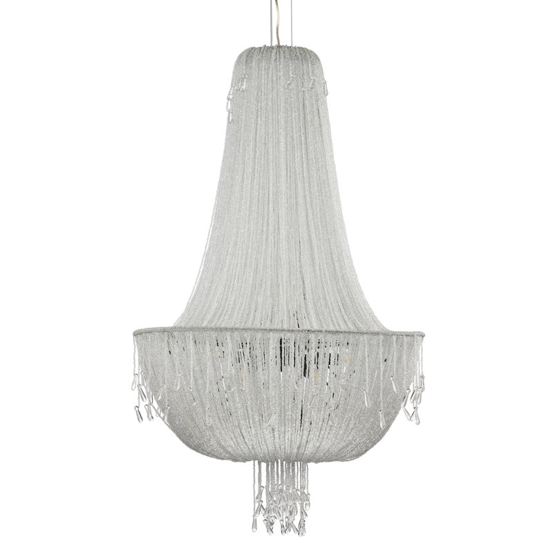 Lustre à 10 lumières Klevis, H 47,25 po x l 30 po x P 30 po, 10