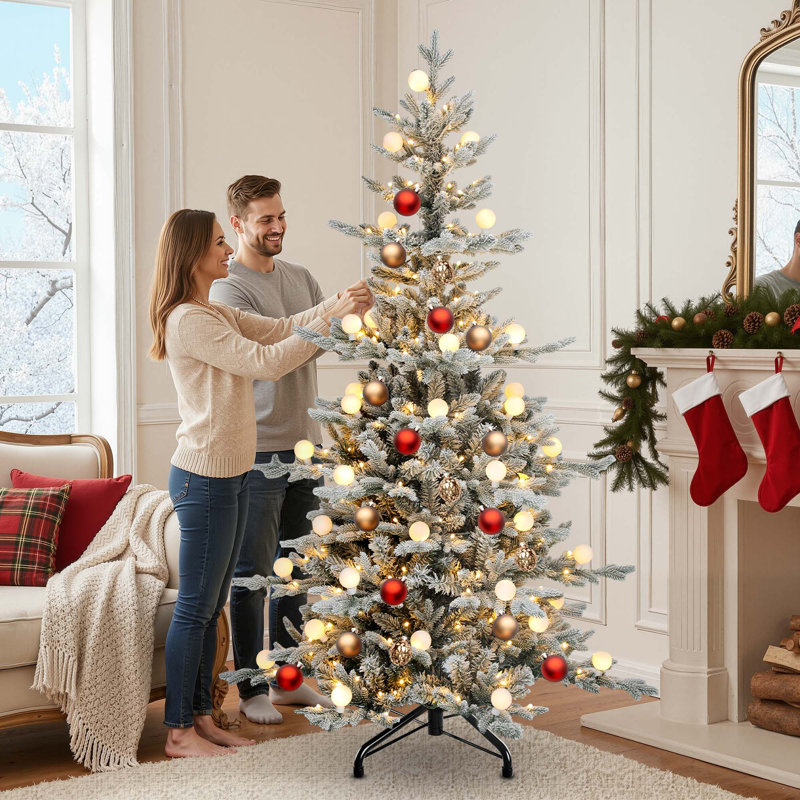 Arbre de Noël en couches 6 pi, H 6 pi