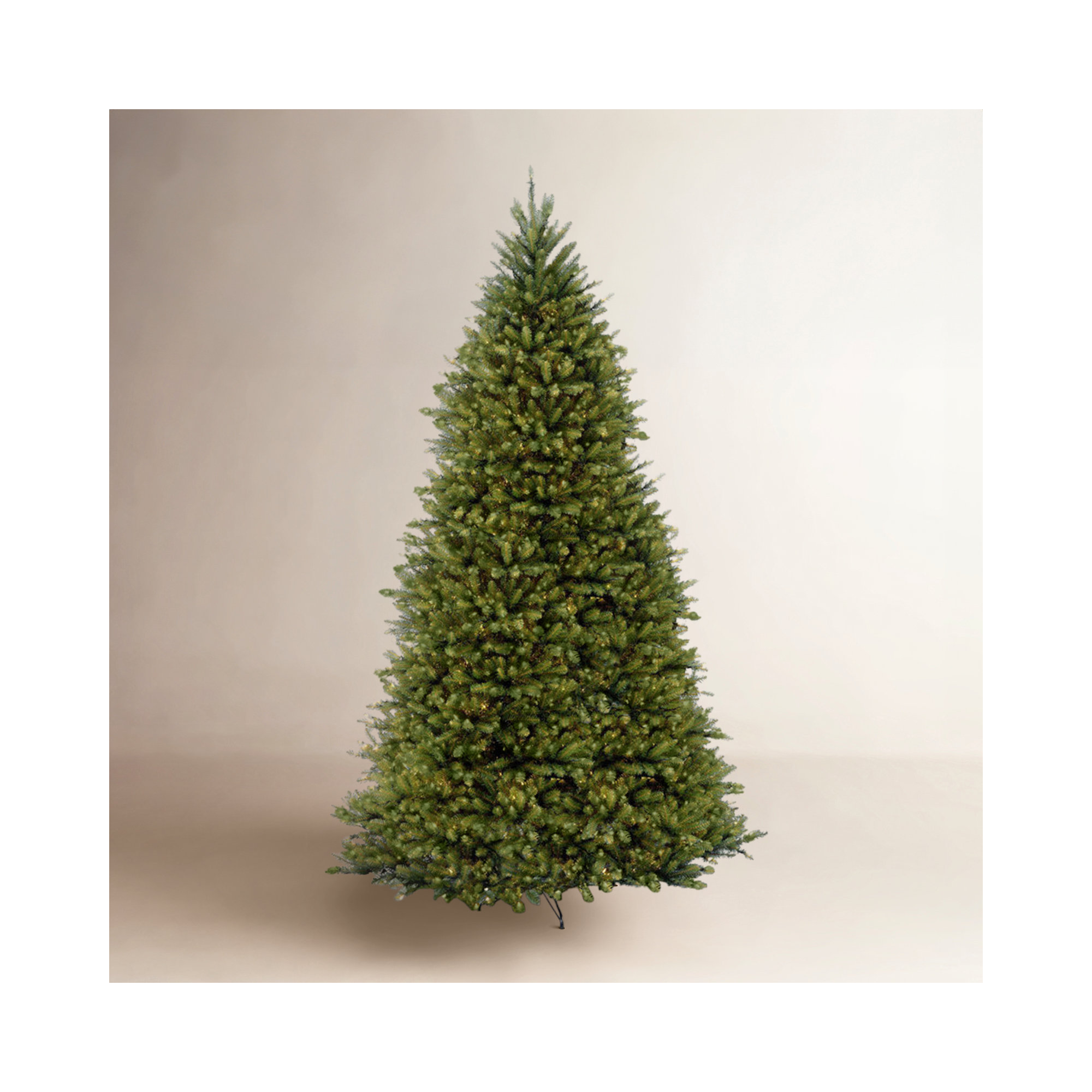 The Holiday Aisle® Dunhill Fir Tree with Clear Lights, 12'