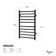 Giovanna 10-Bar Electric Towel Warmer Hardwired & Plug-In with Timer Function