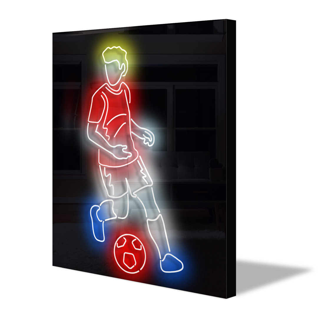 Neon Sign England Fans Wall Décor
