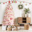 Arbre de Noël artificiel enneigé 6 pi avec base en métal 6 pi -445395316
