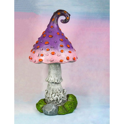 Figurine champignon crocheté tacheté Fairy Garden