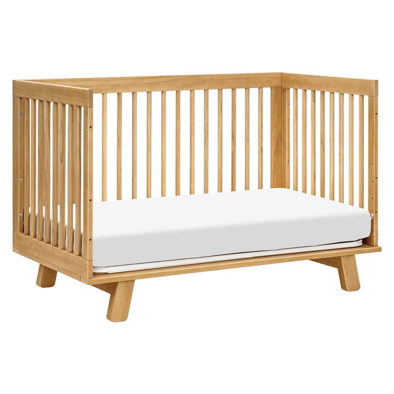 Hudson 3-in-1 Convertible Crib, Honey