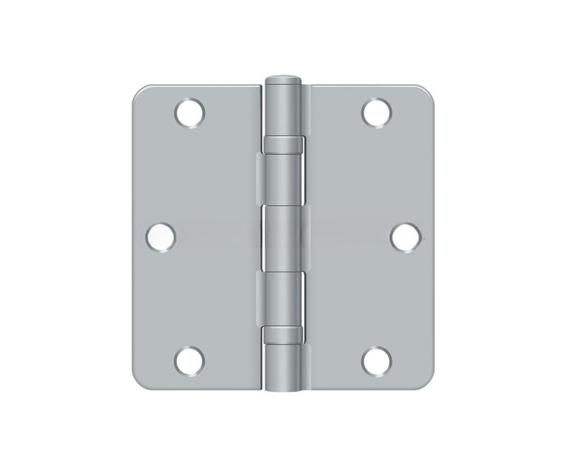 64'' x 64'' Steel Surface Mount Hinge, Brushed Chrome