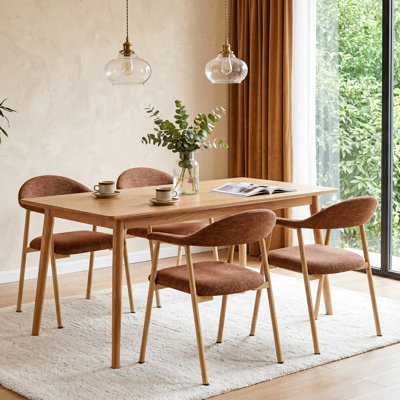 Chaises de salle à manger rembourrées Modern
