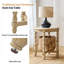 Tables de bout en bois massif l 20 po Jeremie