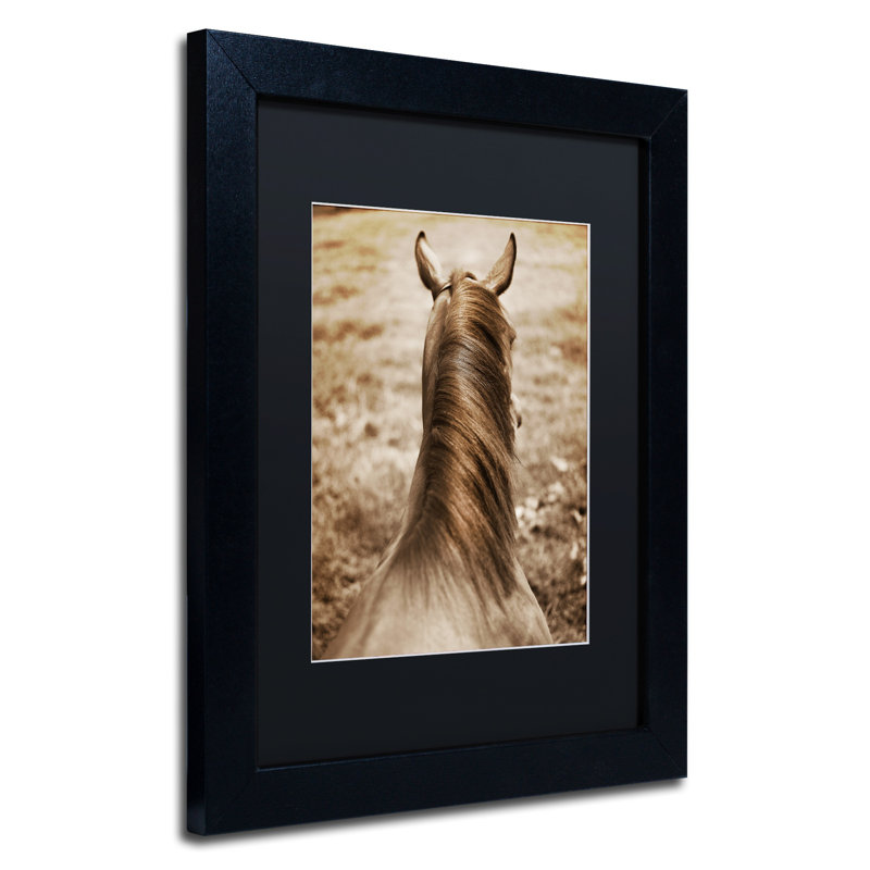 « kentucky horsemane », reproduction de photo sur toile encadrée, H 14 po x l 11 po x P 0,5 po