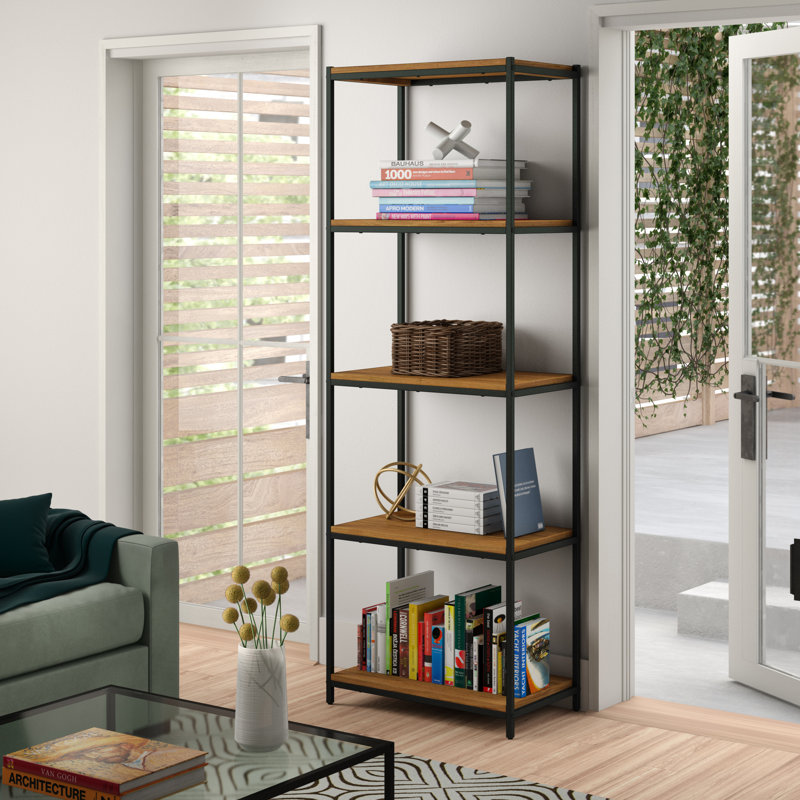 Étagère à livres 75 "H Wilhelmine