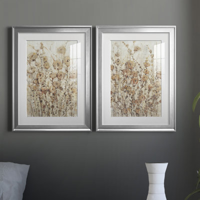 «Garden Edge I», reproduction encadrée de qualité supérieure - prête à être accrochée