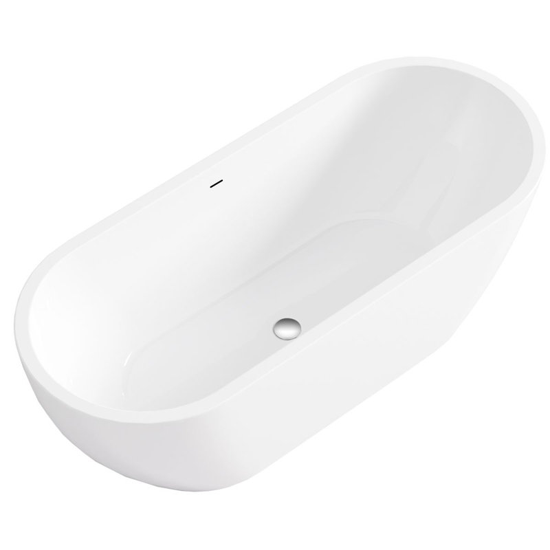 170mm x 58mm Freestanding Acrylic Bathtub