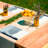 Polyester Abstract Rectangle Placemat