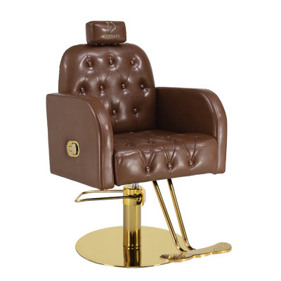 Vintage Barber Chair,360° Swivel Salon Chair With Reclining,adjustable Height,professional Stylist Chair With Heavy-duty Hydraulic Pump,spa Equipment For Barbershop,beauty,home