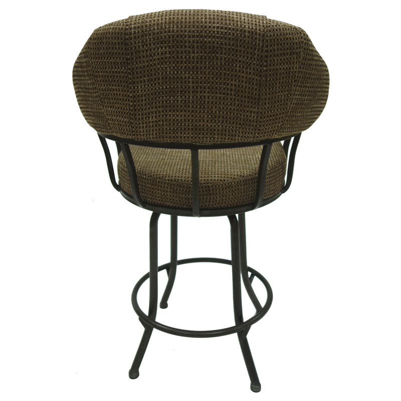  Tabouret De Bar Pivotant De 26" Adali, Marron clair