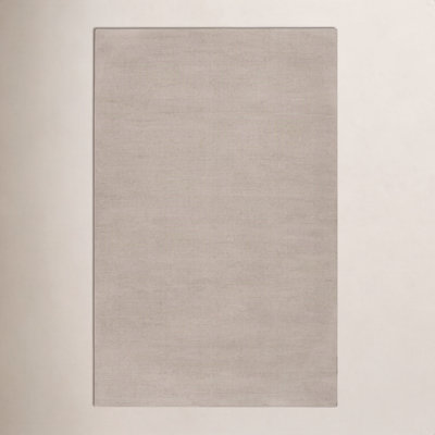 Crowe Doeskin Hand-Woven Wool Rug