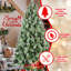 Décoration de Noël en PVC / aiguilles de pin-2085969679