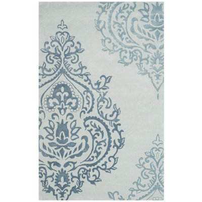 Janson Hand Tufted Wool Damask Rug