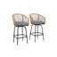 Ensemble de 2 tabourets de bar d'extérieur (excluant la table)-10631143