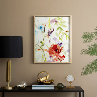 «Color of Summer II», reproduction encadrée - bois massif