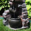 Fontaine solaire d'extérieur en polyrésine pour briques et pots Vick