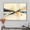 «Whiteout Balance II», art mural abstrait minimaliste, salon