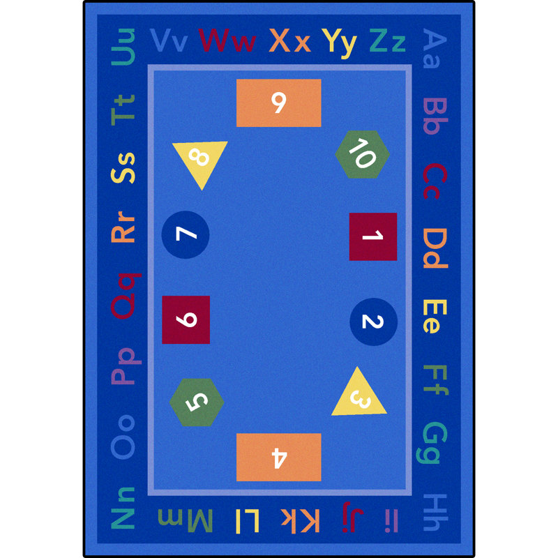 Fun-Damentals by Joy Carpets Area Rug, Rectangle 5'4" x 7'8"