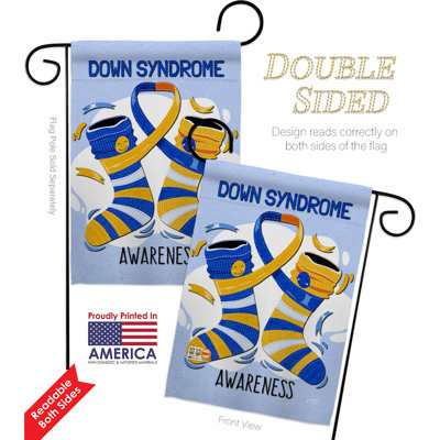 Double Sided 18.5'' H x 13'' W Polyester Flag Set
