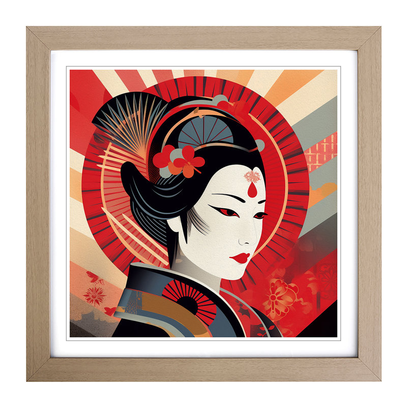 Single Picture Frame Print on Wood, Oak