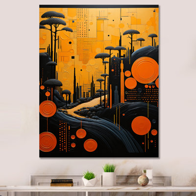Fadra, tribal africain rythmique pastorale I sur toile