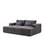 Méridienne surdimensionnée de 87 po, sans assemblage requis, causeuse en peluche avec canapé-lit inclinable, fauteuil-lit moderne moelleux pour la chambre à coucher du salon intérieur-1381105800