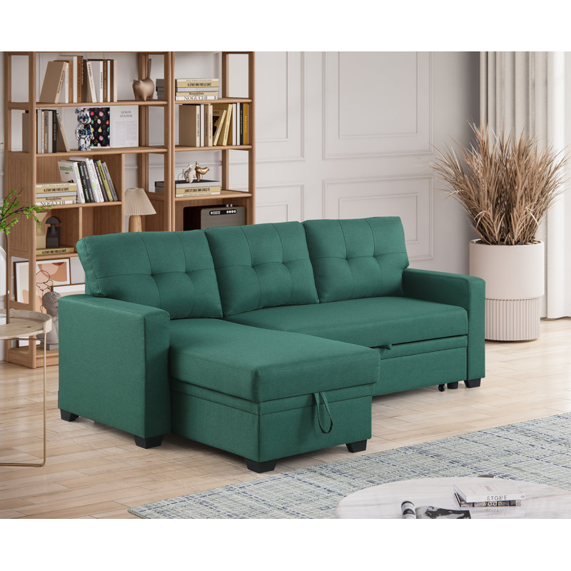 Canapé-lit modulaire convertible Modern, Vert
