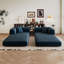 Canapé à compression de 78,8 po, canapé-lit convertible au sol avec accoudoirs avec dossier coussiné, canapé-lit à futon confortable, canapé modulaire désossé Loveseat, tissu en velours côtelé, pour le salon, la chambre à coucher-2019780875