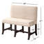Messerly Polyester Blend Upholstered Bench