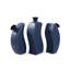 Vase floral bleu 3 pièces