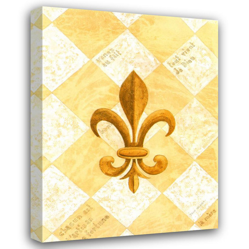 Fleur de lis IV, H 24 po x l 18 po