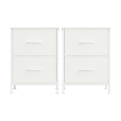 30cm W Steel Bedside Table