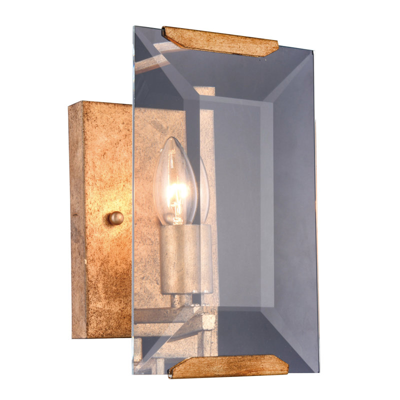 Fouke Armed Sconce, Golden Iron