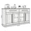 Nouveau buffet de rangement de style chinois